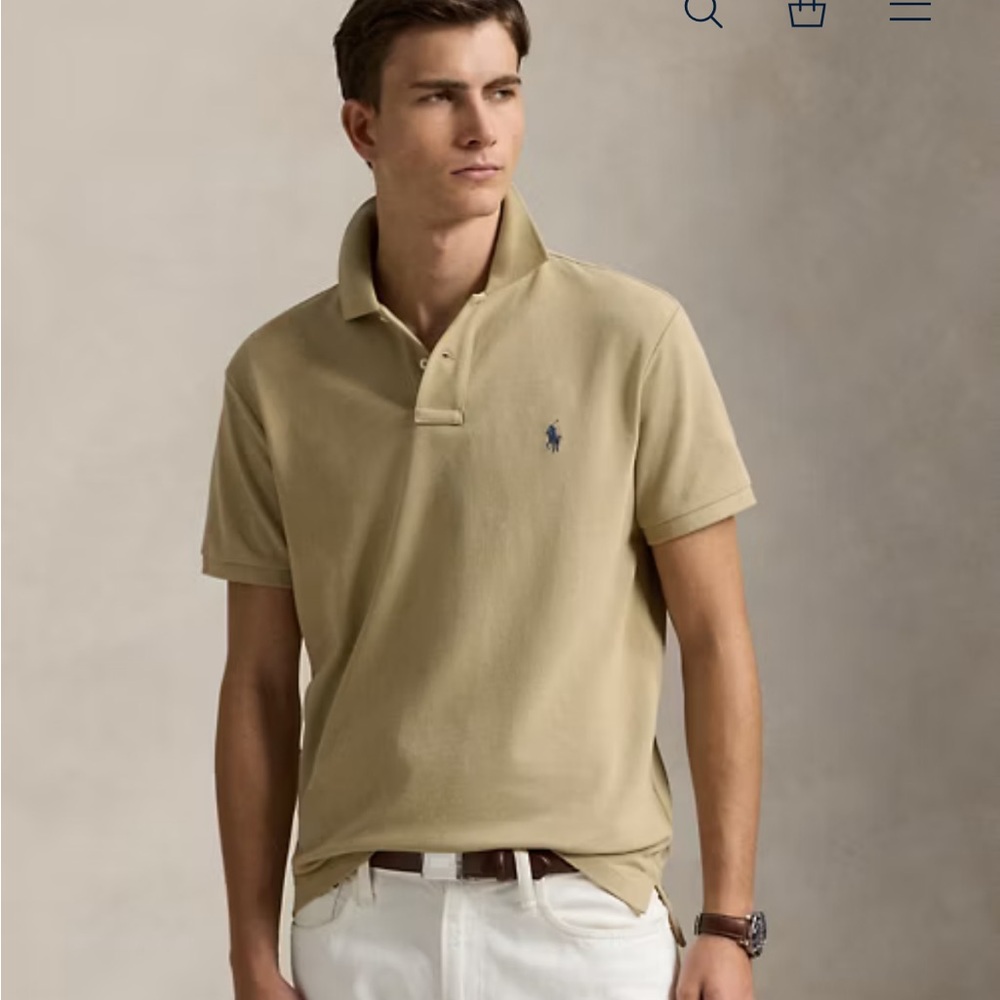 Polo by Ralph Lauren Men's Gray Shirt